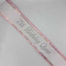 Quick CUSTOM Order 4.25" Premium Sewn Satin Fabric Sash