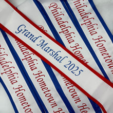 Quick CUSTOM Order 4.25" Premium Sewn Satin Fabric Sash