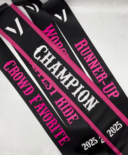 Quick CUSTOM Order 4.25" Premium Sewn Satin Fabric Sash