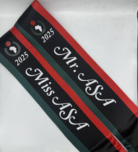 Tri-Color Parade Premium 5" Satin Sash UNEVEN STRIPES