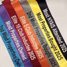 Quick CUSTOM Order 3" Economy Satin Ribbon Sash