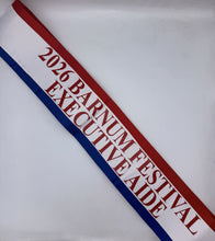 Tri-Color Parade Premium 5" Satin Sash UNEVEN STRIPES