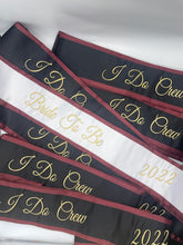 Quick CUSTOM Order 4.25" Premium Sewn Satin Fabric Sash