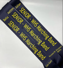 Quick CUSTOM Order 3" Economy Satin Ribbon Sash