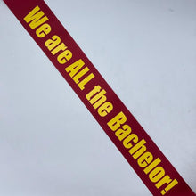 Bachelorette or Bridal Shower Sash – Economy 3" Satin Ribbon | Shiny Text