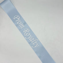 Prom / Homecoming Sash – Economy 3" Satin Ribbon | Shiny Text