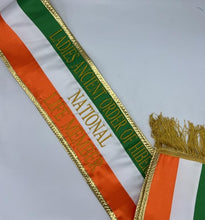 Quick Order 5-7" sewn Tri-Color Parade Style Premium Satin Sash