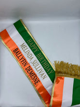 Quick CUSTOM Order 5-7" sewn Tri-Color Parade Style Premium Satin Sash