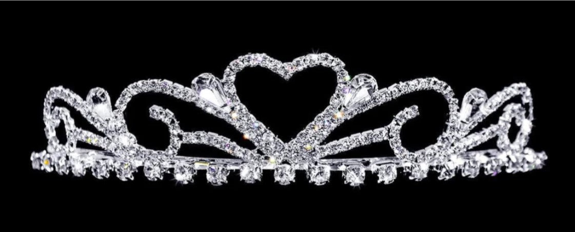 B1-19 Rhinestone Tiara 1.25