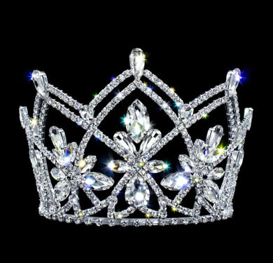 M3-105 Rhinestone Tiara 5