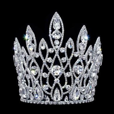 R2-150  Rhinestone Tiara 5.75