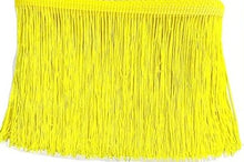 Fringe on ends of sash