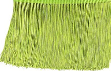 Fringe on ends of sash