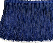 Fringe on ends of sash