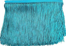 Fringe on ends of sash