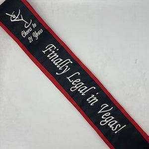 Quick Order 4.25" Premium Sewn Satin Fabric Sash