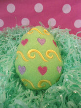 Swirls Easter Egg 4x4 stuffie - ITH Digital Embroidery Design