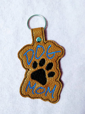 Dog Mom 4x4 Snaptab - ITH Digital Embroidery Design