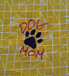 Dog Mom 4x4 Art - Digital Embroidery Design