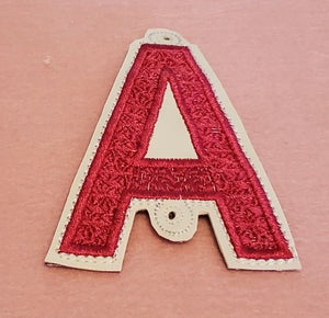 Letter 'A' for Banner HORIZONTAL & VERTICAL files 4x4 - ITH Digital Embroidery Design