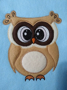 Owl Stick Puzzle - ITH Digital Embroidery Design