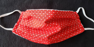 Red with White Polka dots
