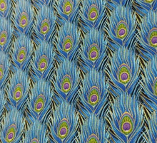 peacock feather fabric