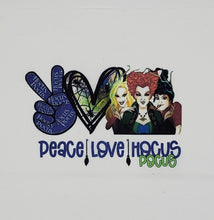 Peace Love Hocus Pocus custom print cotton blend face mask