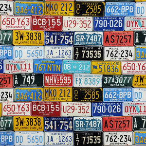License plates from vehicles