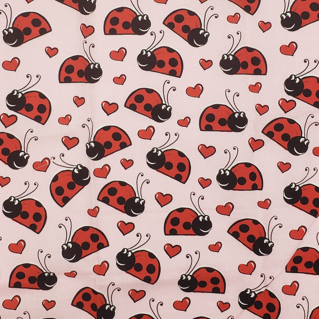 Lady bugs and Hearts face mask