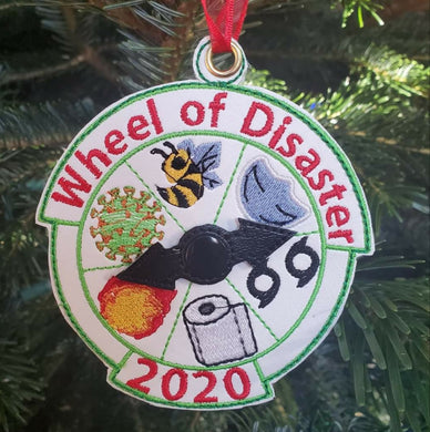 wheel of disaster 2020 ornament