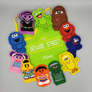 Finger Puppets Sesame Street embroidered