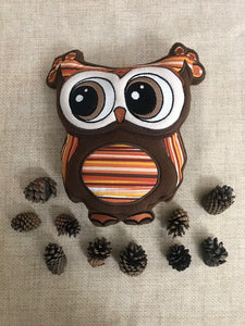 Owl Stuffie 8x12 - ITH Digital Embroidery Design