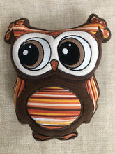 Owl Stuffie 6x6 - ITH Digital Embroidery Design