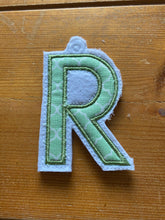 Letter 'R' for Banner HORIZONTAL & VERTICAL files 4x4 - ITH Digital Embroidery Design