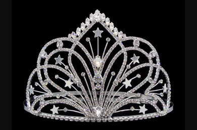 W4 Western Rodeo Rhinestone Cowgirl Hat Crown Tiara 5