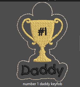 #1 daddy keyfob digital design