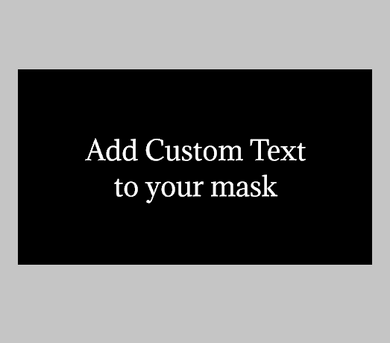 Add Text to 1 Mask