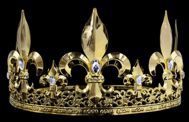 Men's King Round Crown Gold 4.25