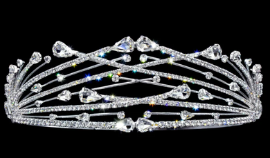 J1-67 Rhinestone Tiara 2.25