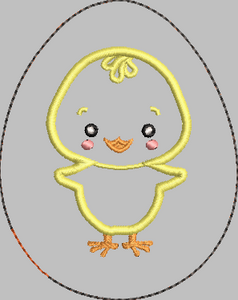Easter Egg 4x4 stuffies- all 6 designs - ITH Digital Embroidery Design