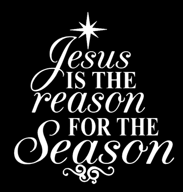 Jesus is the Reason for the Season Sparkly Glitter Tee