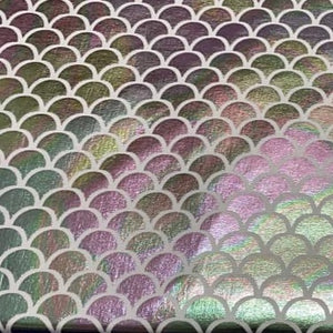 Silver Holographic Mermaid Scales GORGEOUS face mask