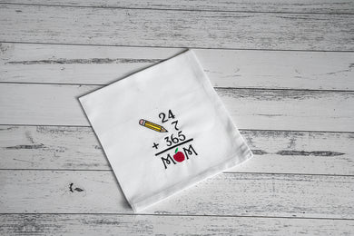 MOM 24 7 365 days art -  Digital Embroidery Design