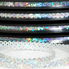 Sequin Trim: Silver, Gold, Red, Blue, Green, Purple, Lt Pink