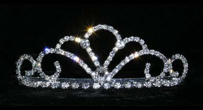 B1-15 Rhinestone Tiara 1.25